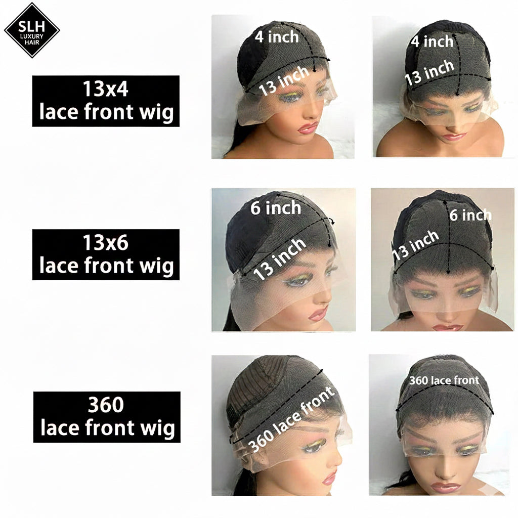 Body Wave Transparent Lace Frontal Wig 100% Human Hair