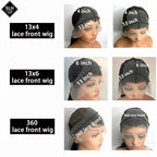 Body Wave Transparent Lace Frontal Wig 100% Human Hair